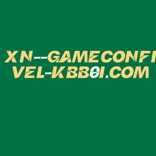 Logo da XN--GAMECONFIVEL-KBB0I